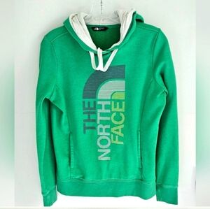 The North Face Green hoodie sweatshirt